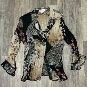 Dress Barn Ruffled Button-Front Women’s Blouse